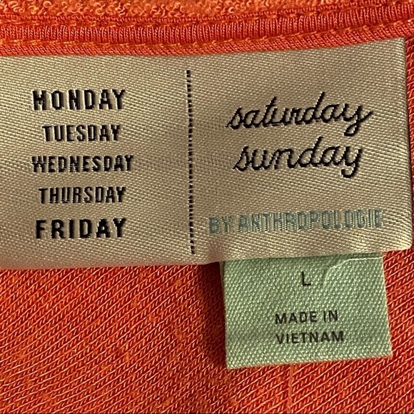 Anthropologie‎ Saturday Sunday Rhea Boat Neck Top NWT Large - Picture 9 of 15